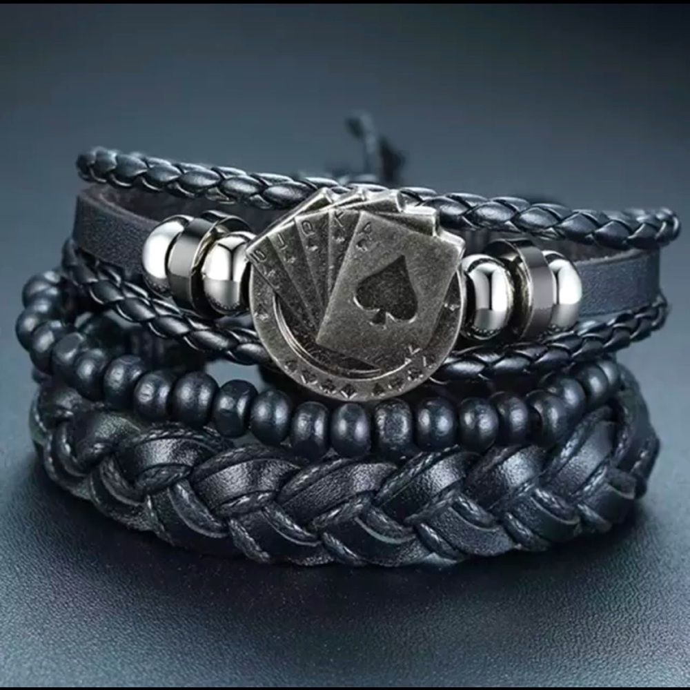 🐘 Men’s Genuine Leather Bracelets